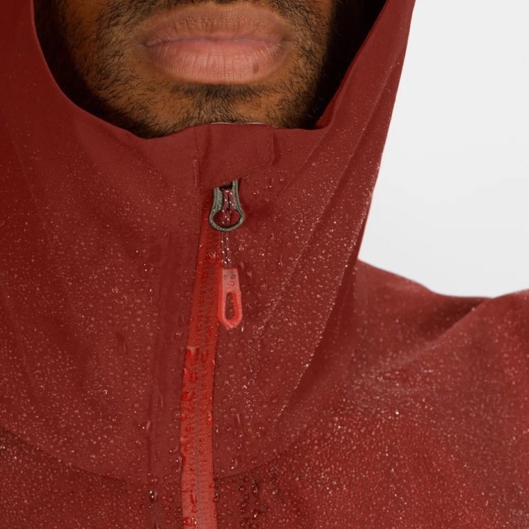 Salomon Outline GTX 2.5 Layers Waterproof Men's Shell Jackets Red | CA 73I65